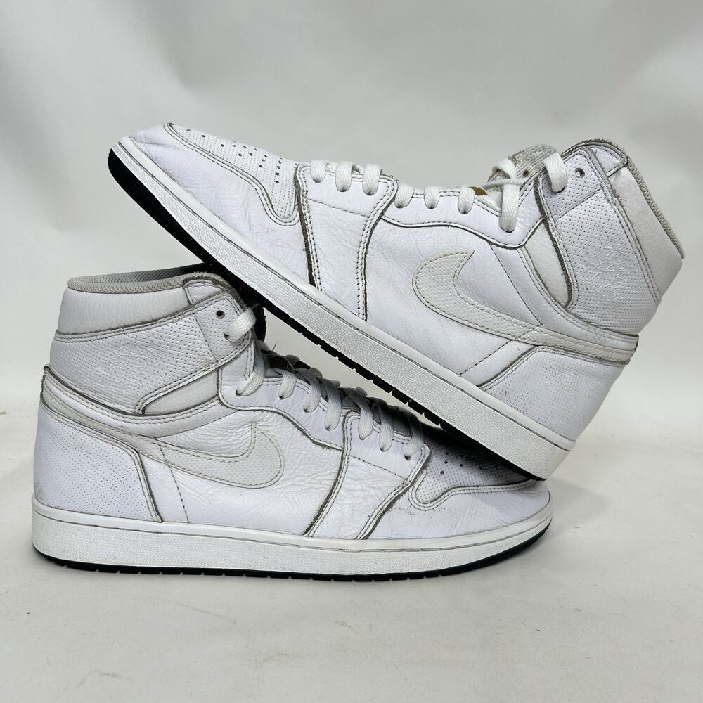 Nike Air Jordan 1 High Retro OG “White Perforated” - Picture 1 of 16